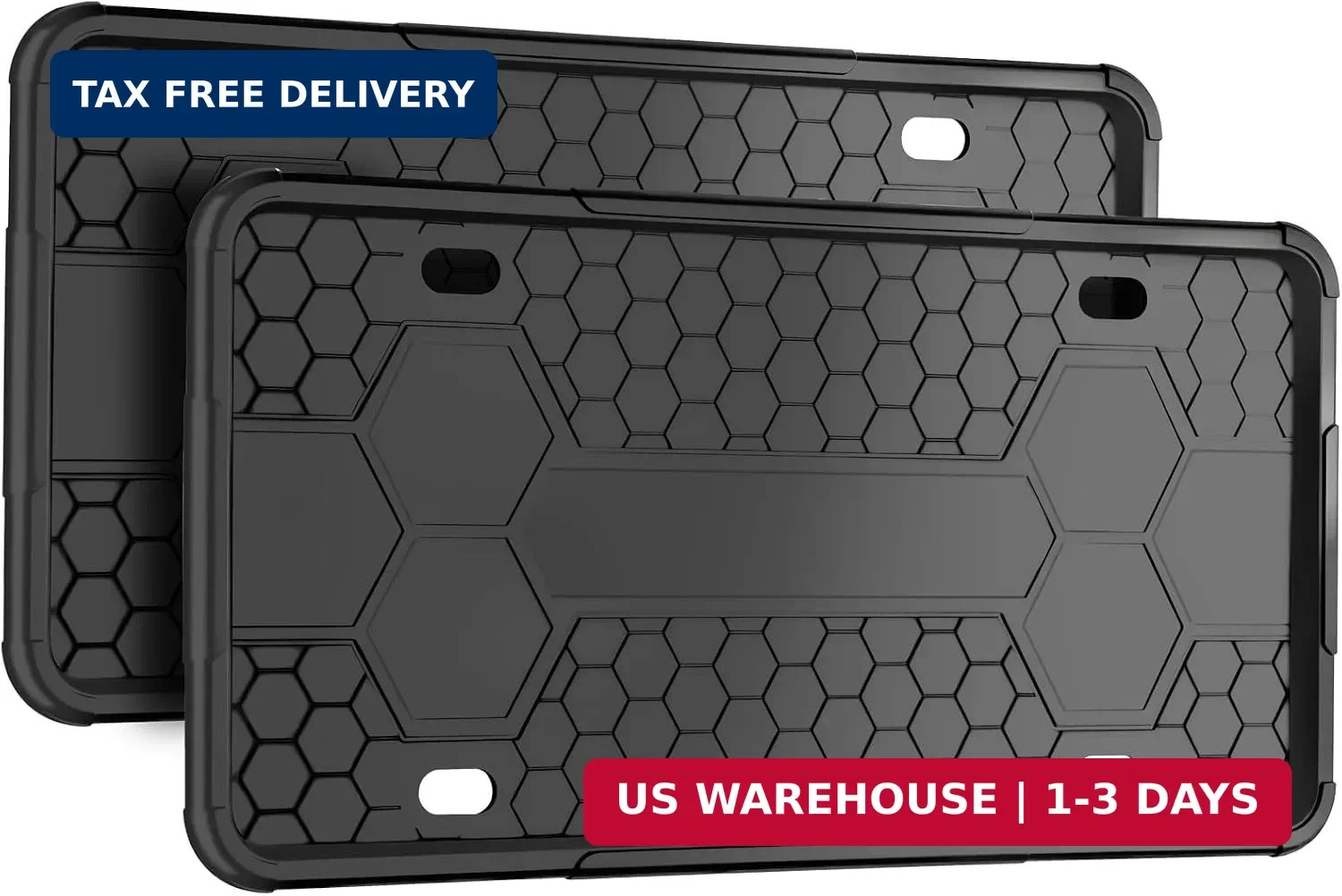 2Pack Premium Matte Black Silicone License Plate Frames, License Plate Holder, Z 2Pack Premium Matte Black Silicone License Plate Frames, License Plate Holder, Z