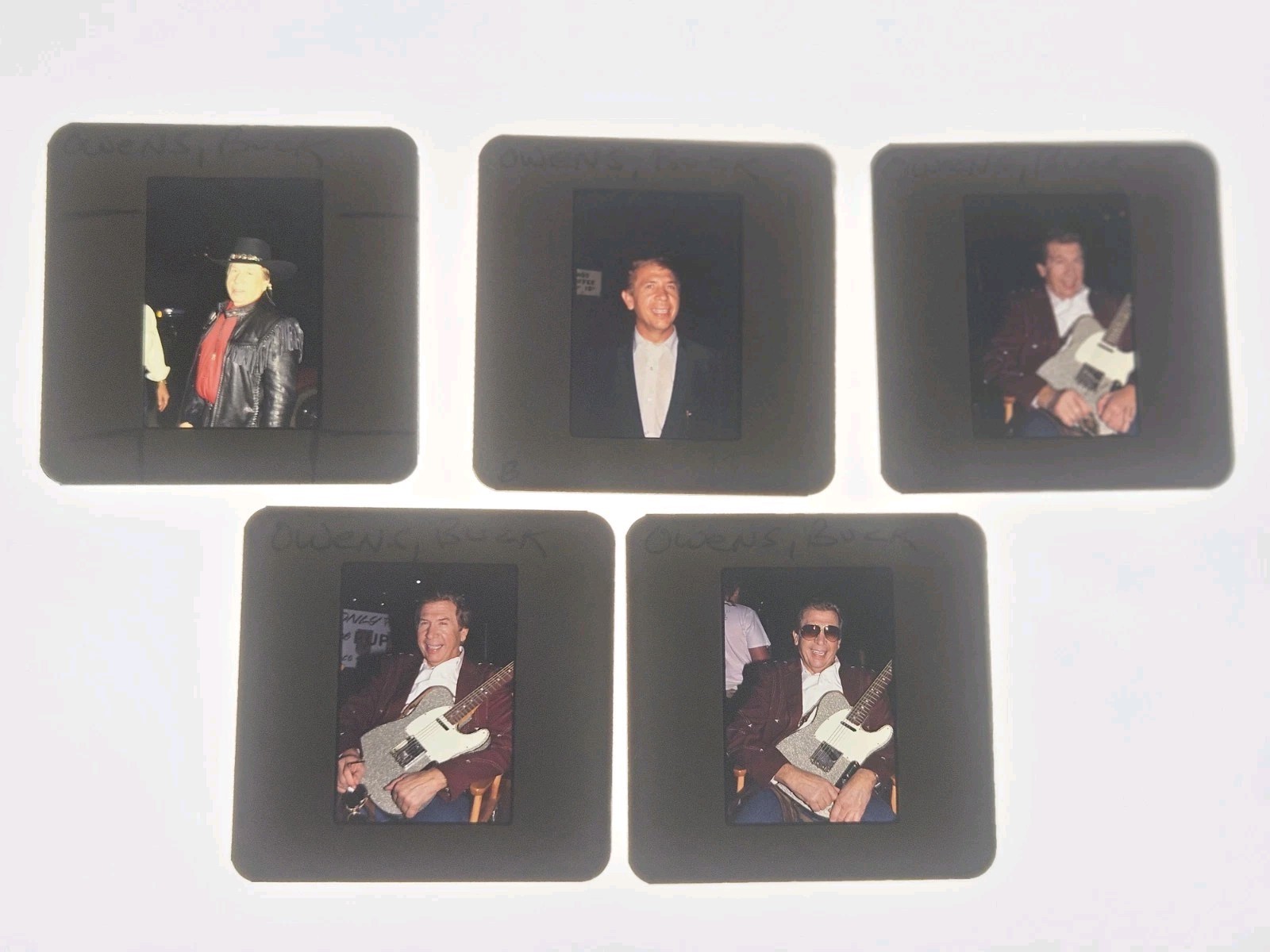 BUCK OWENS SINGER 5 VINTAGE 35MM PHOTO FILM SLIDES