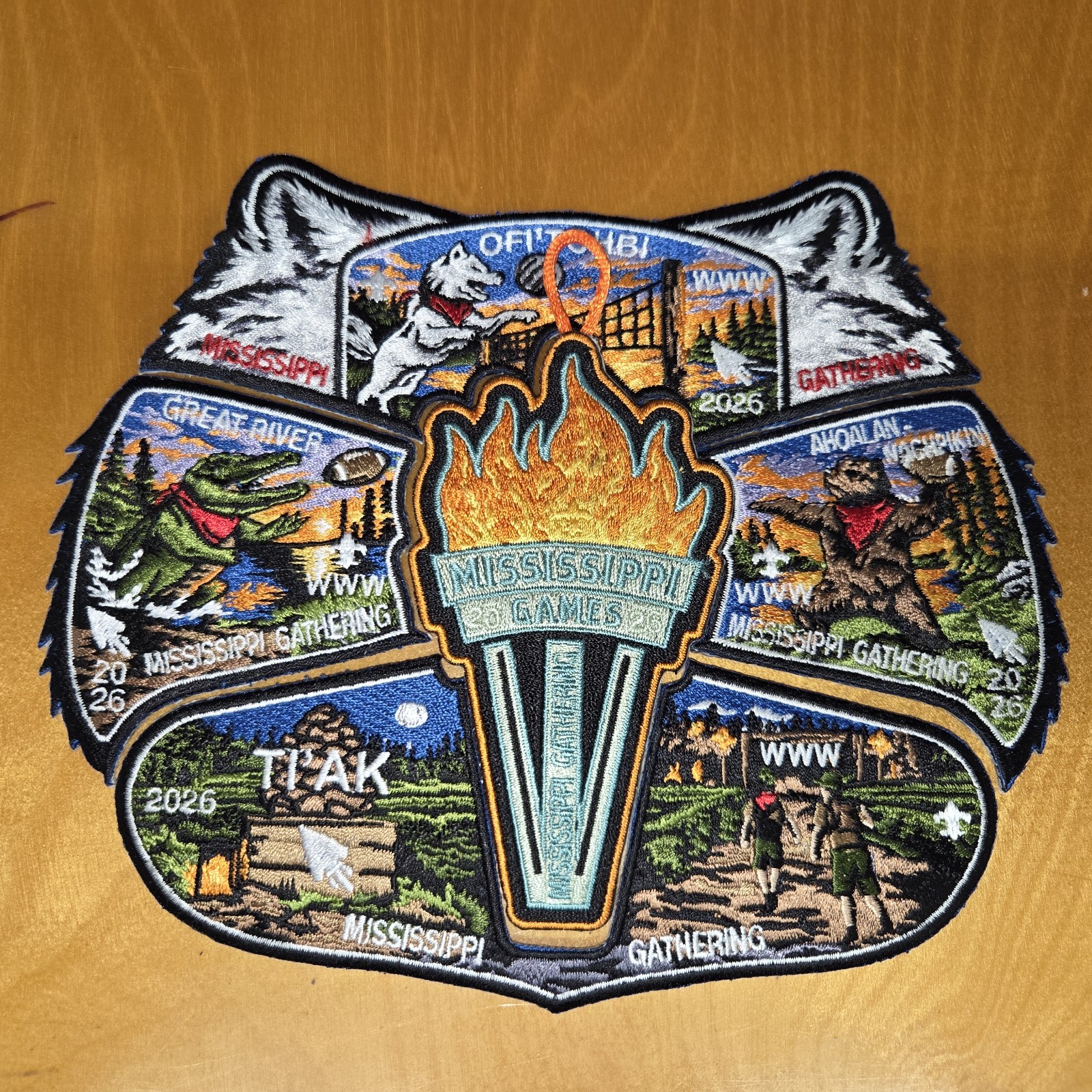 2026 MS OA Gathering TN Lodges 193 260 404 558 748 Participant Patch Puzzle