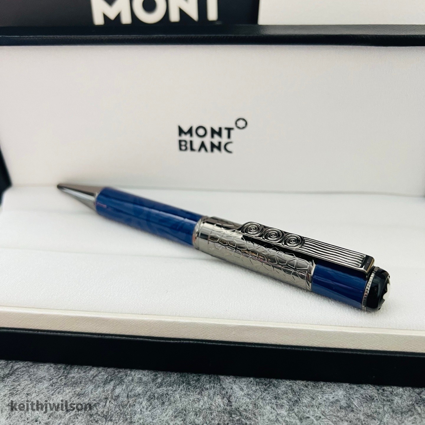 Montblanc Master Series Krim Signature Blue Ballpoint Pen