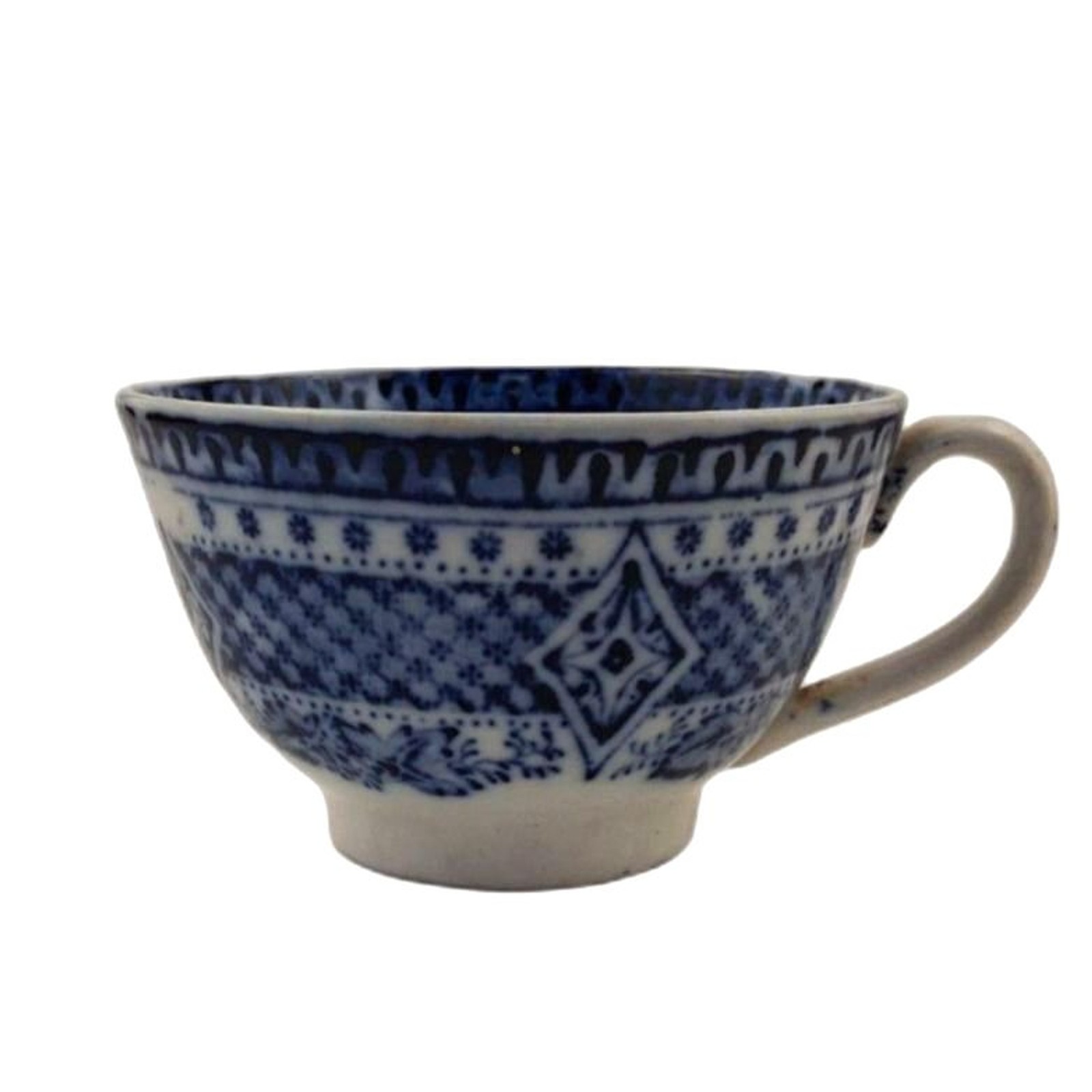 Antique Petrus Regout Maastricht Holland Teacup Dutch Pottery 1800s