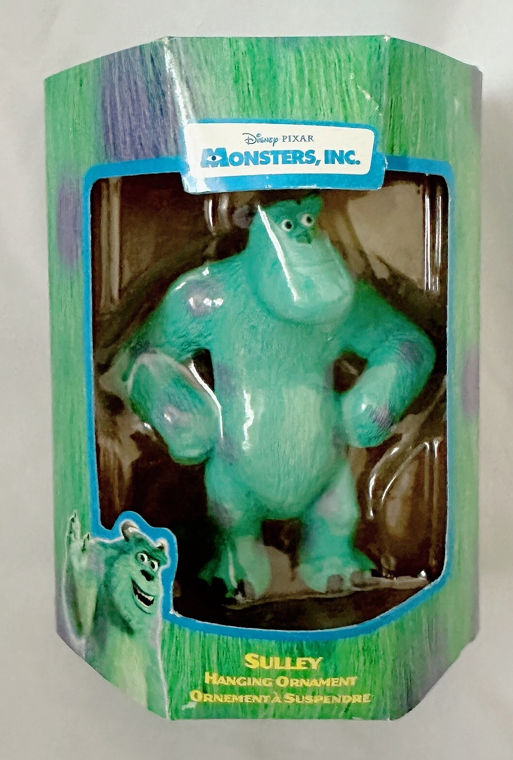 Vintage 2001 Enesco Disney Pixar Monsters Inc Sulley Christmas Ornament NEW