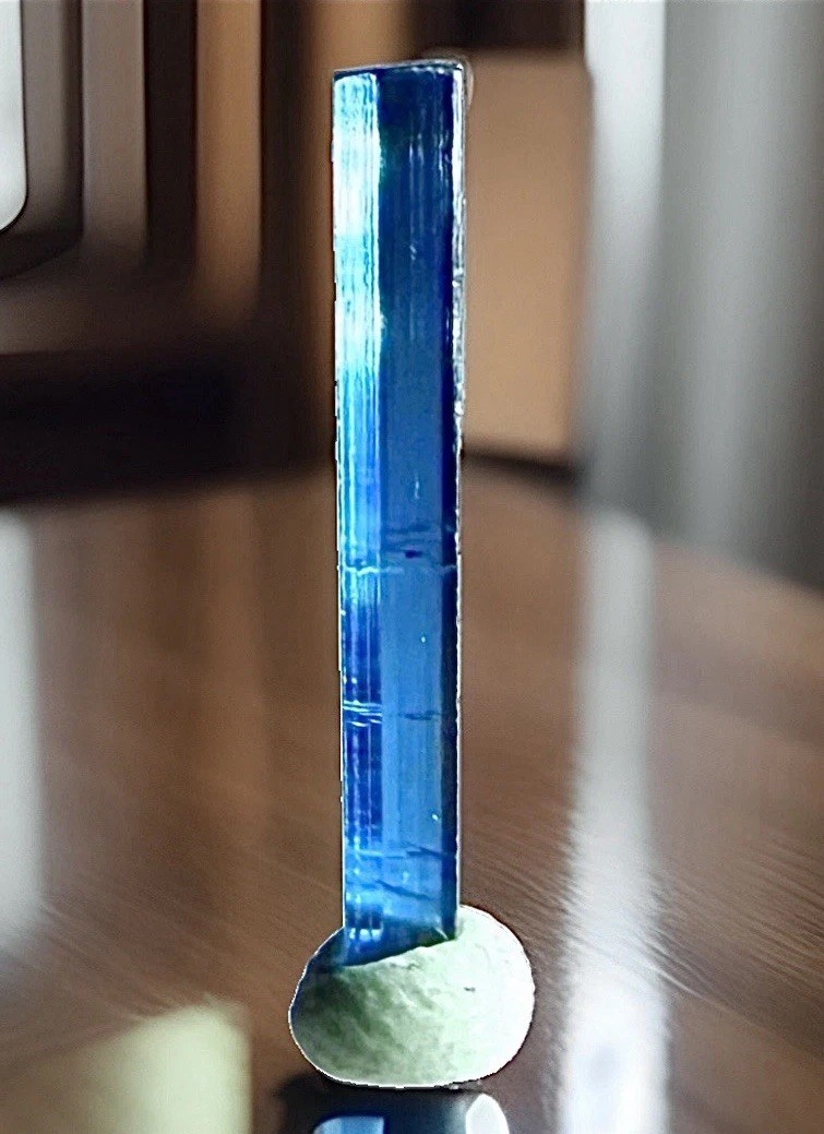Rarest Paraiba Color Tourmaline Crystal Natural Raw Rough Specimen Gemstone