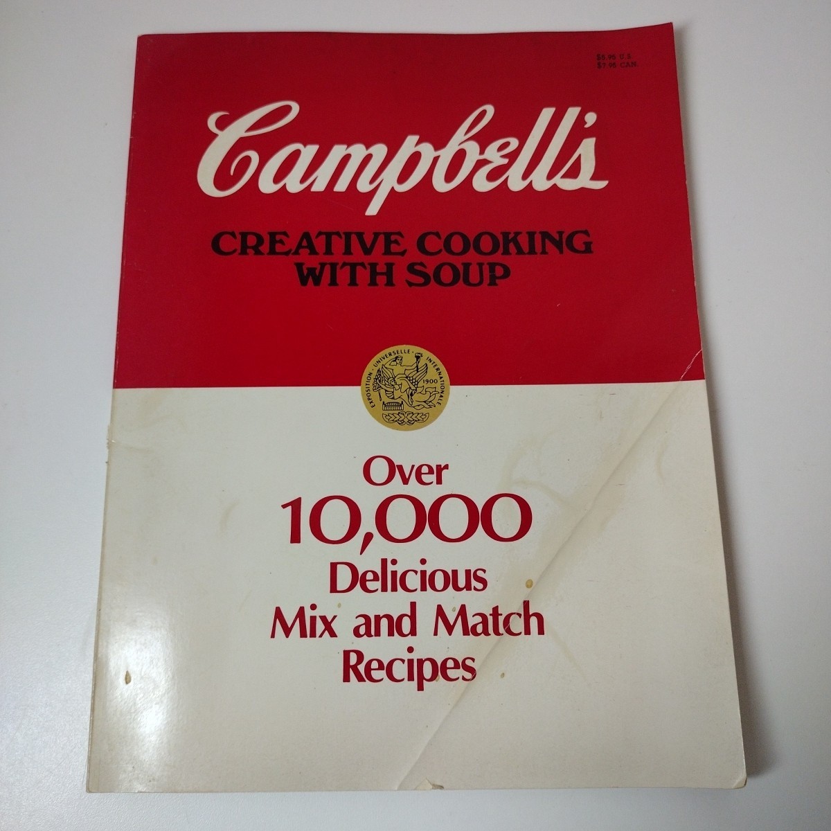Vintage 1988 Campbell\'s Creative Cooking with Soup Trade Paperback Recipe Book