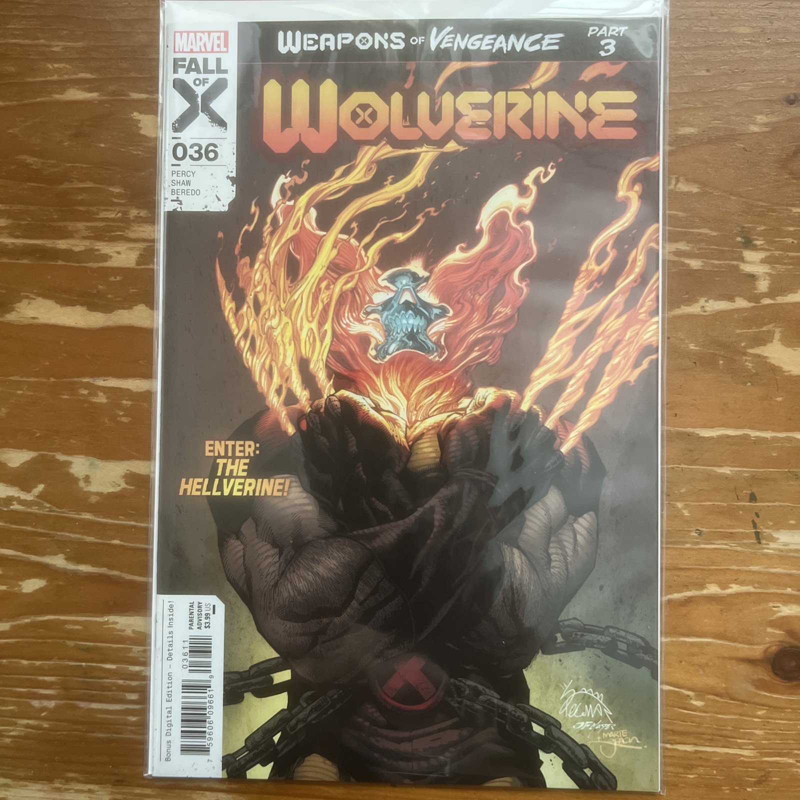 Wolverine #36 2023 1st Print 1st Appearance of Hellverine Weapons of Vengeance 