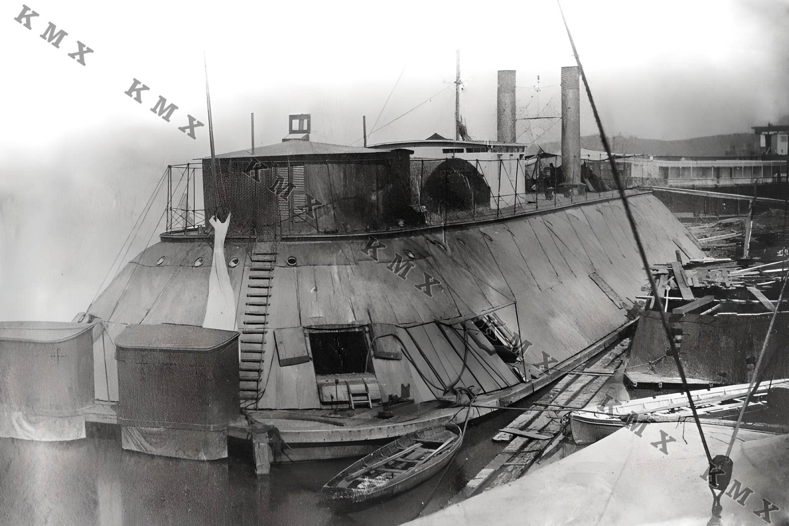 1920\'s Civil War Iron Clad 4x6 photo