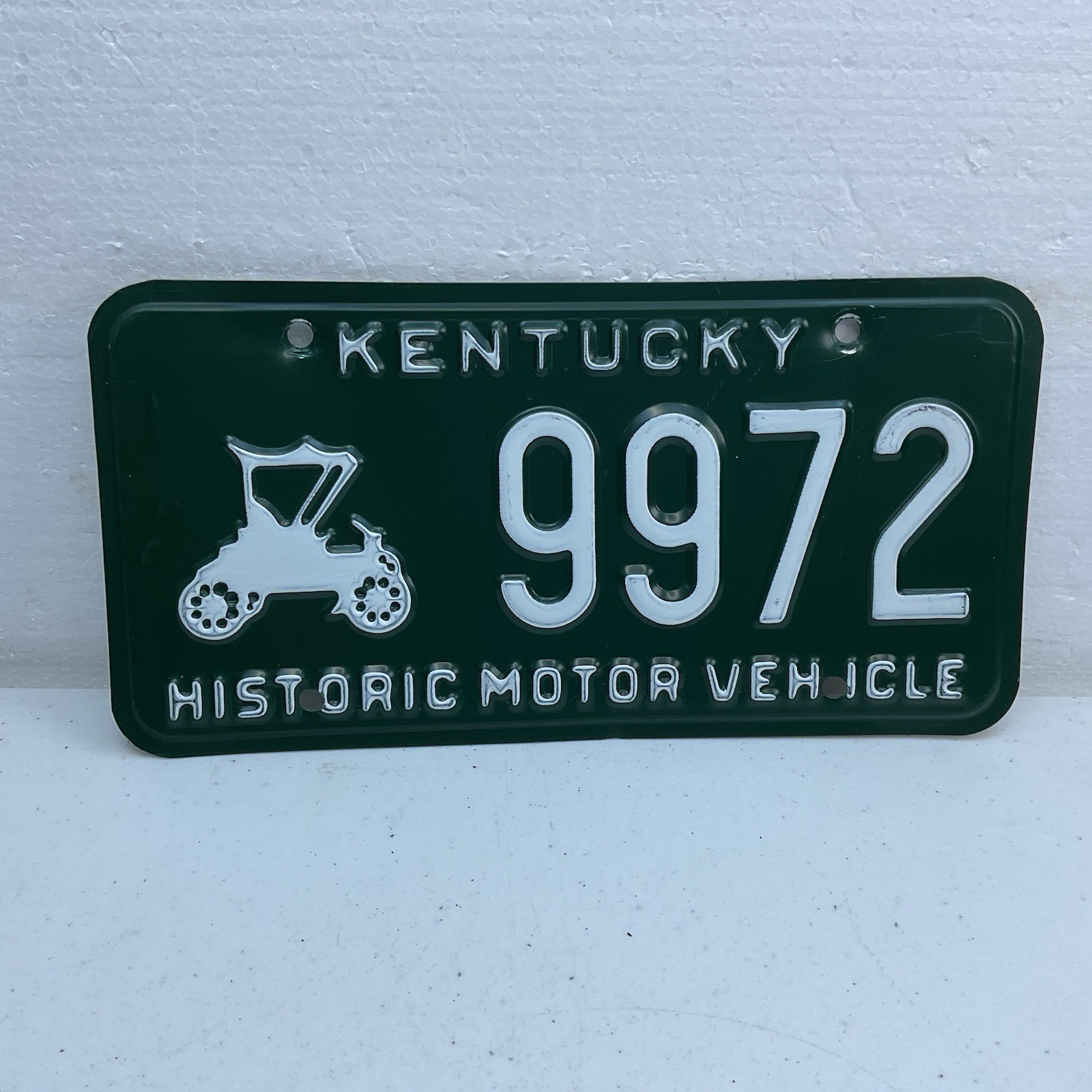Kentucky Historic Motor Vehicle License Tag# 9972