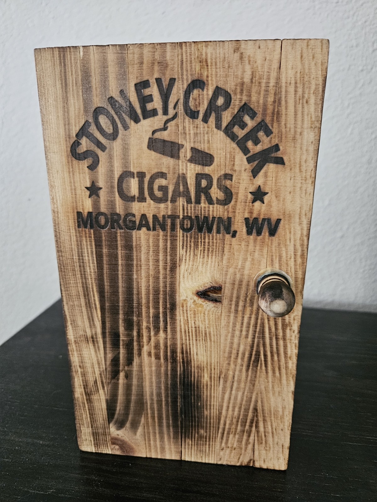 Vintage Wood Cigar Box Rare Collectible Stoney Creek From Morgantown WV Vintage Wood Cigar Box Rare Collectible Stoney Creek From Morgantown WV