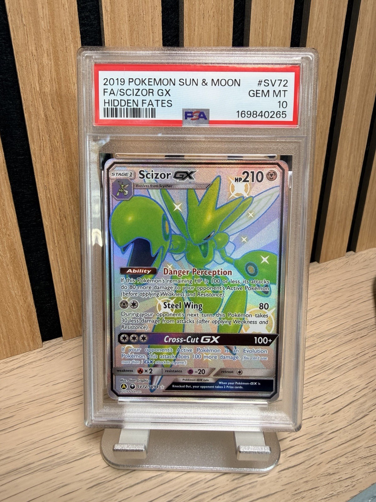 PSA 10 - shiny Scizor GX - Hidden Fates - SV72/SV94 - Pokémon TCG PSA 10 - shiny Scizor GX - Hidden Fates - SV72/SV94 - Pokémon TCG