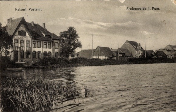 Postcard Chociwel Freienwalde in Pomerania, imperial post office - 4983862