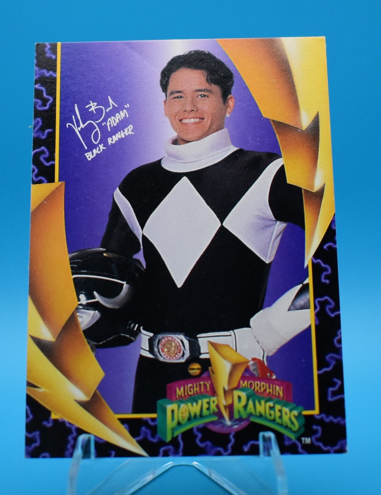 1994 MMPR Black Ranger Trading Card - Power Rangers - MAKE OFFER