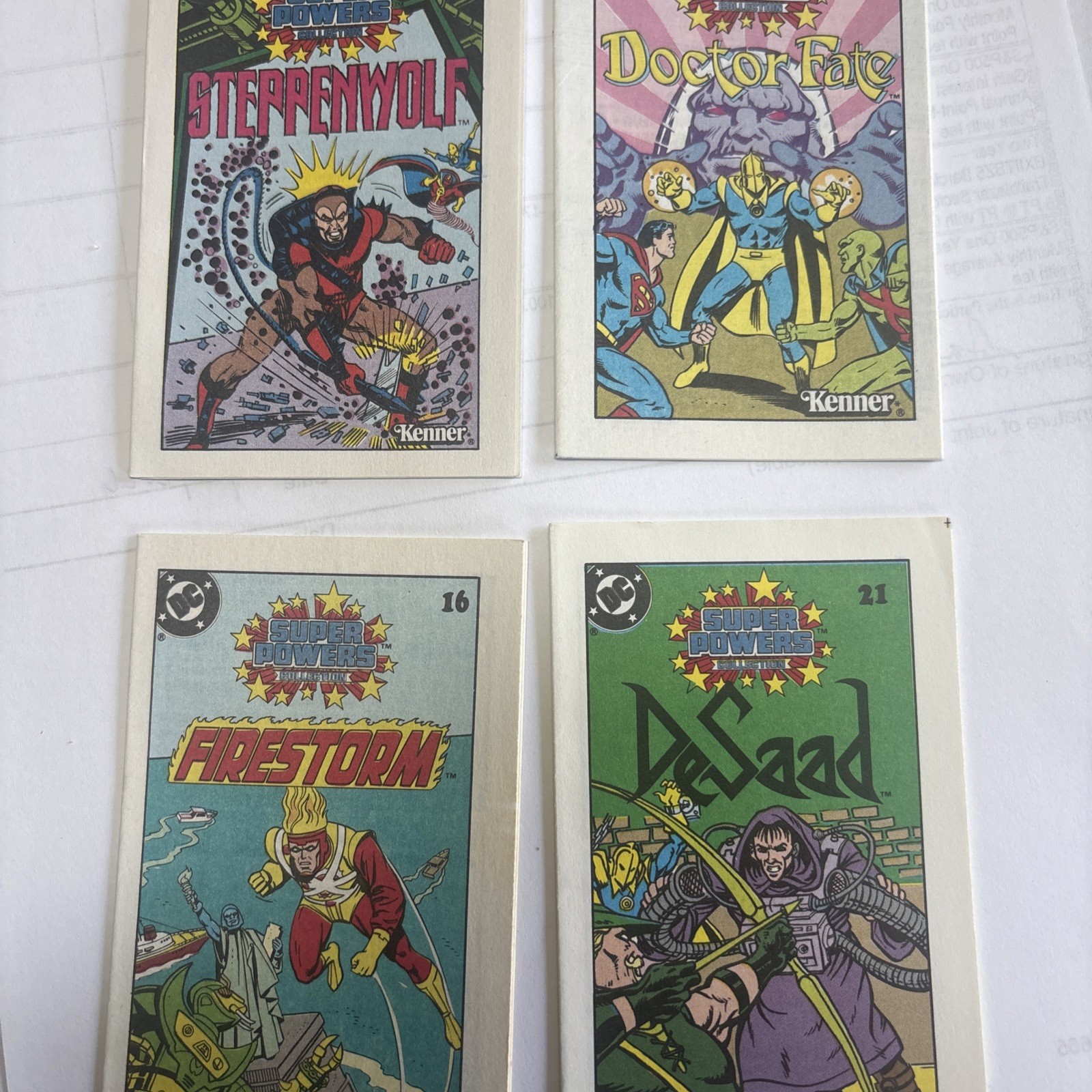 Super Powers Mini Comics Kenner Lot Of 4 Vintage DC 1984 #13,15,16,21 Super Powers Mini Comics Kenner Lot Of 4 Vintage DC 1984 #13,15,16,21