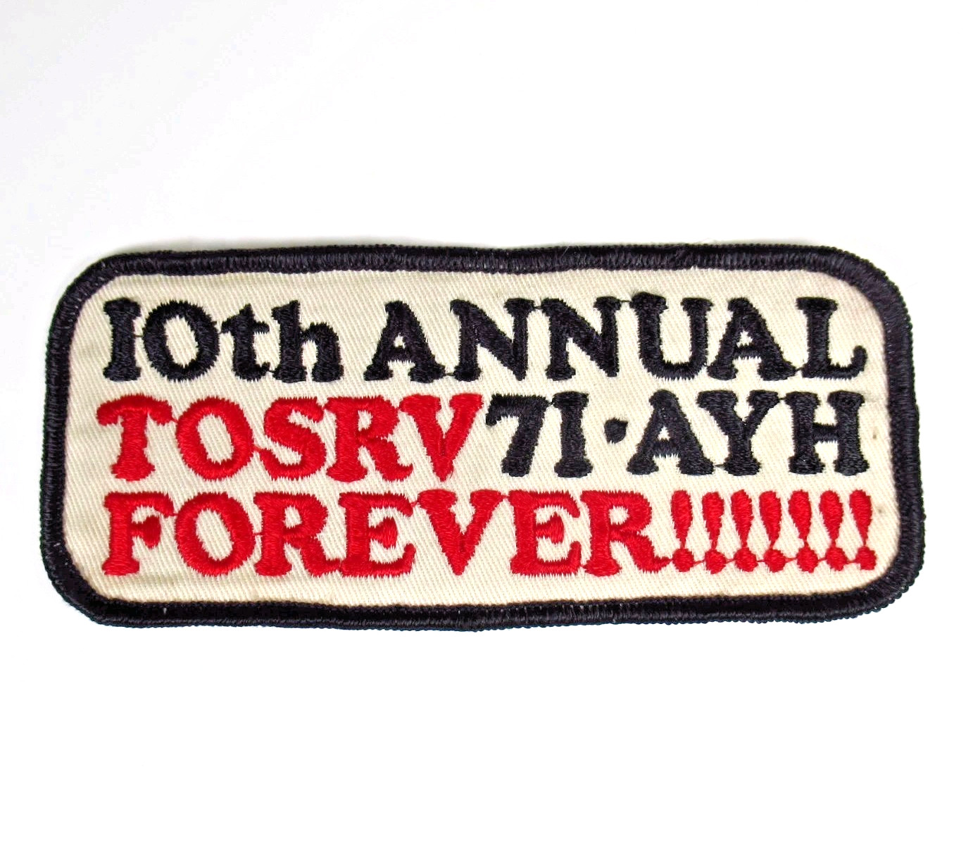 TOSRV 1971 Tour of Scioto River Valley Vintage Patch American Youth Hostels