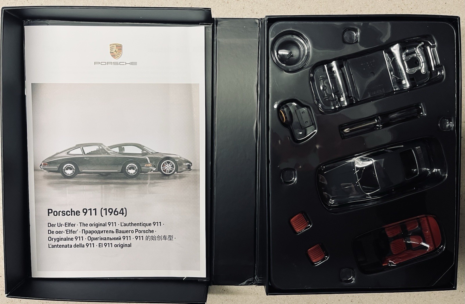 Porsche 911 1964 model kit Dealer promo Car Exclusive Factory OEM For Owners