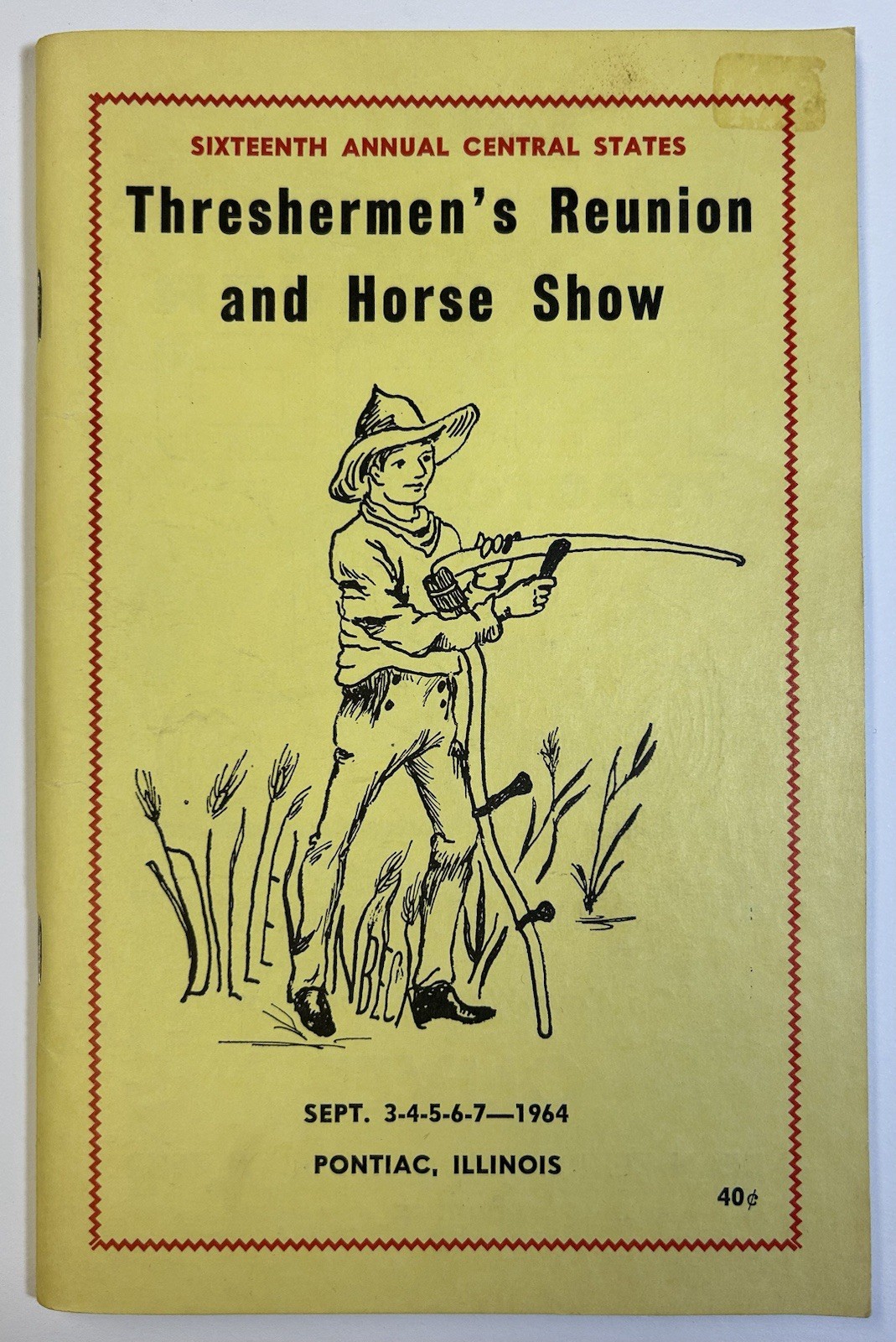 1964 Threshermen’s Reunion and Horse Show Souvenir Booklet, Jacobson Grain Co.
