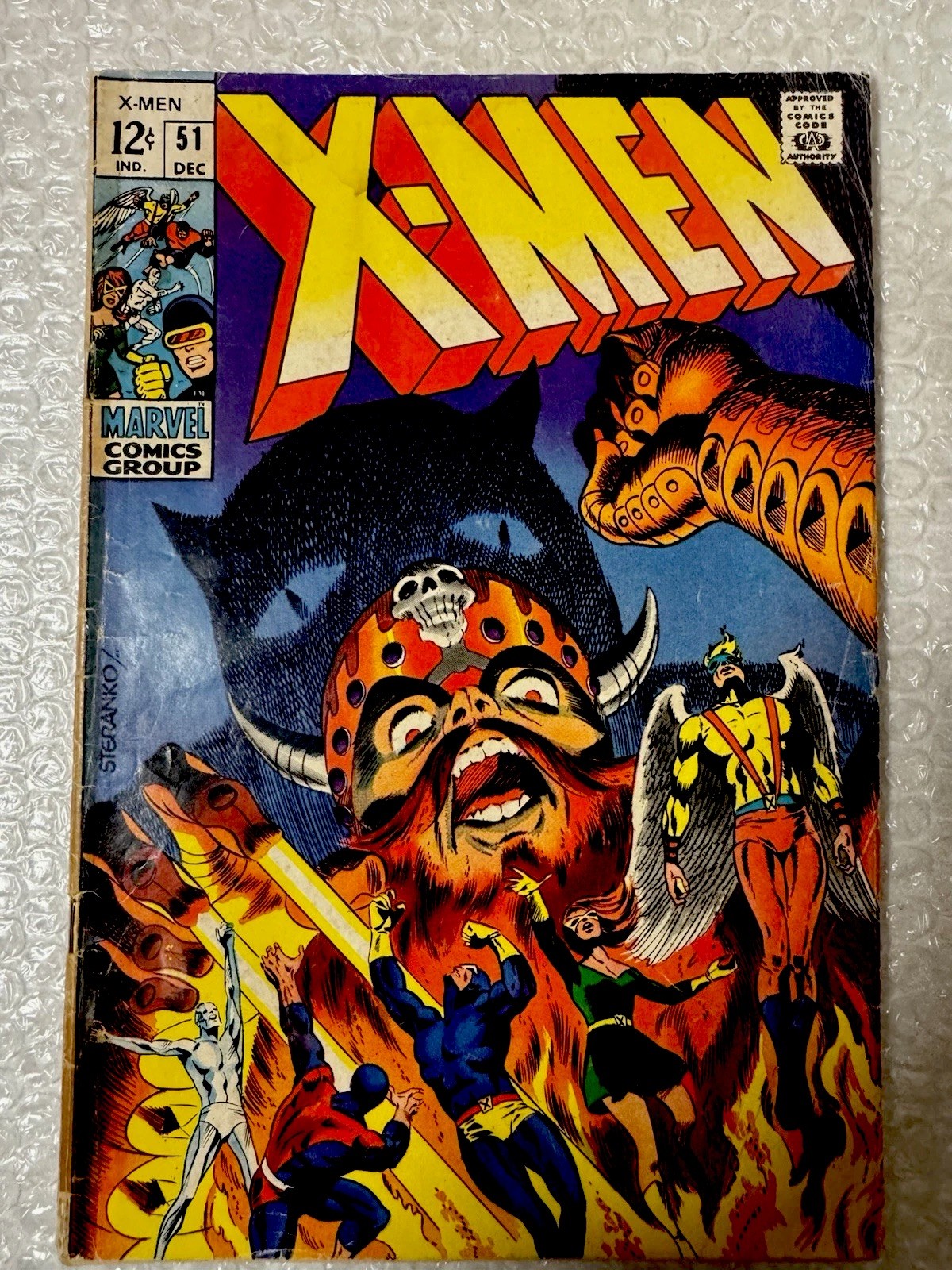 The X-Men #51 (Marvel Comics December 1968) VG+