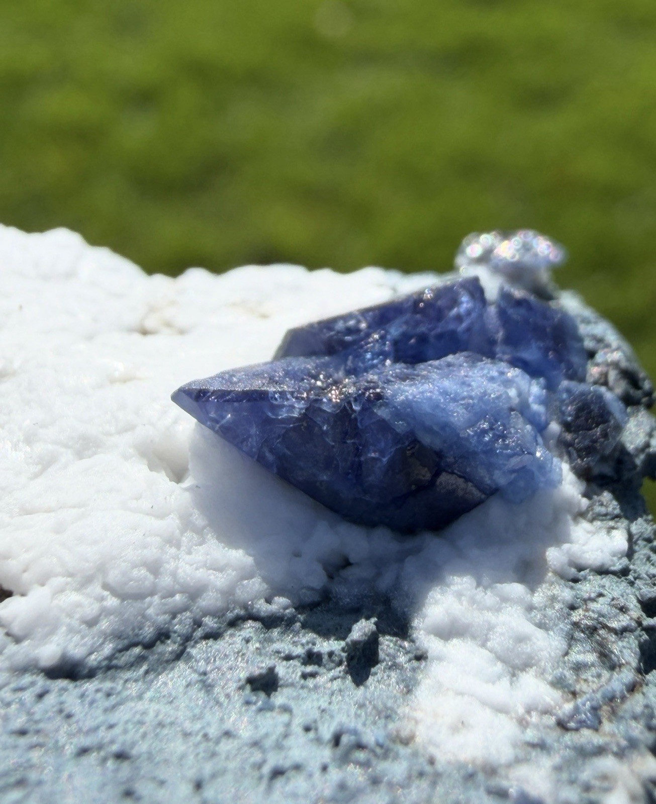 Natural Benitoite Specimen From San Benito County CA, 22hm, 4.5cm