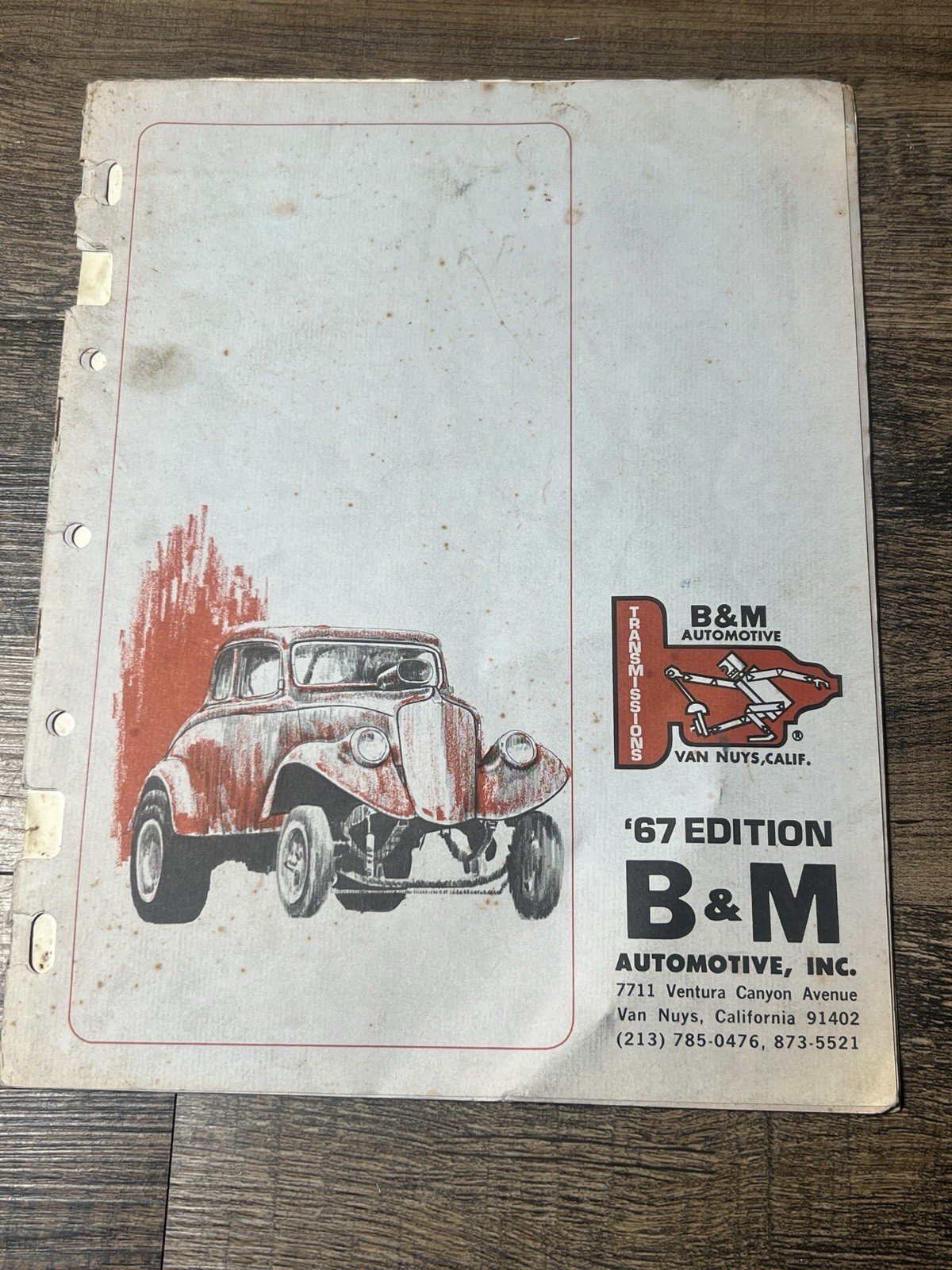 1967 B&M Automotive Transmission Shifter Catalog Hot Rod Drag Racing Vintage