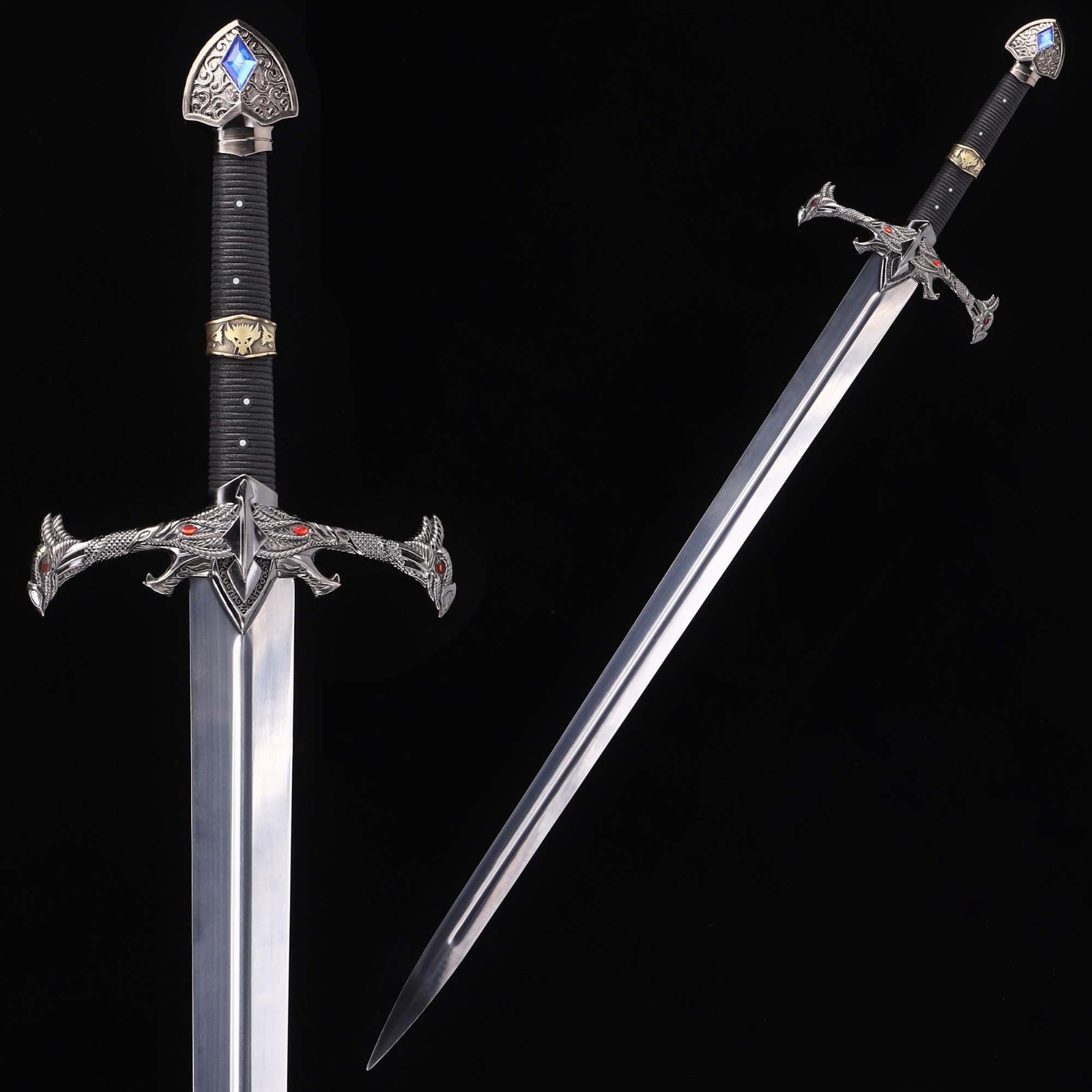 Game of Thrones Black Fire Sword Sapphire Fantasy Collection Crafts Game of Thrones Black Fire Sword Sapphire Fantasy Collection Crafts