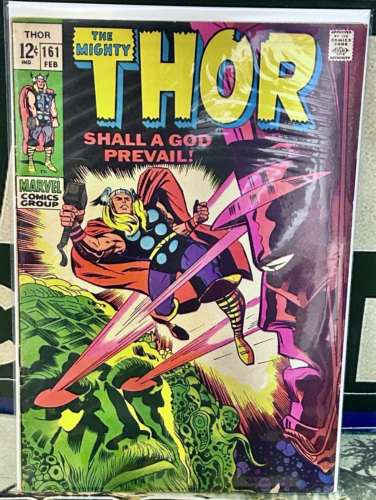 Thor #161 1969 Marvel Origin of Galactus Jack Kirby Silver Age FN 🔑
