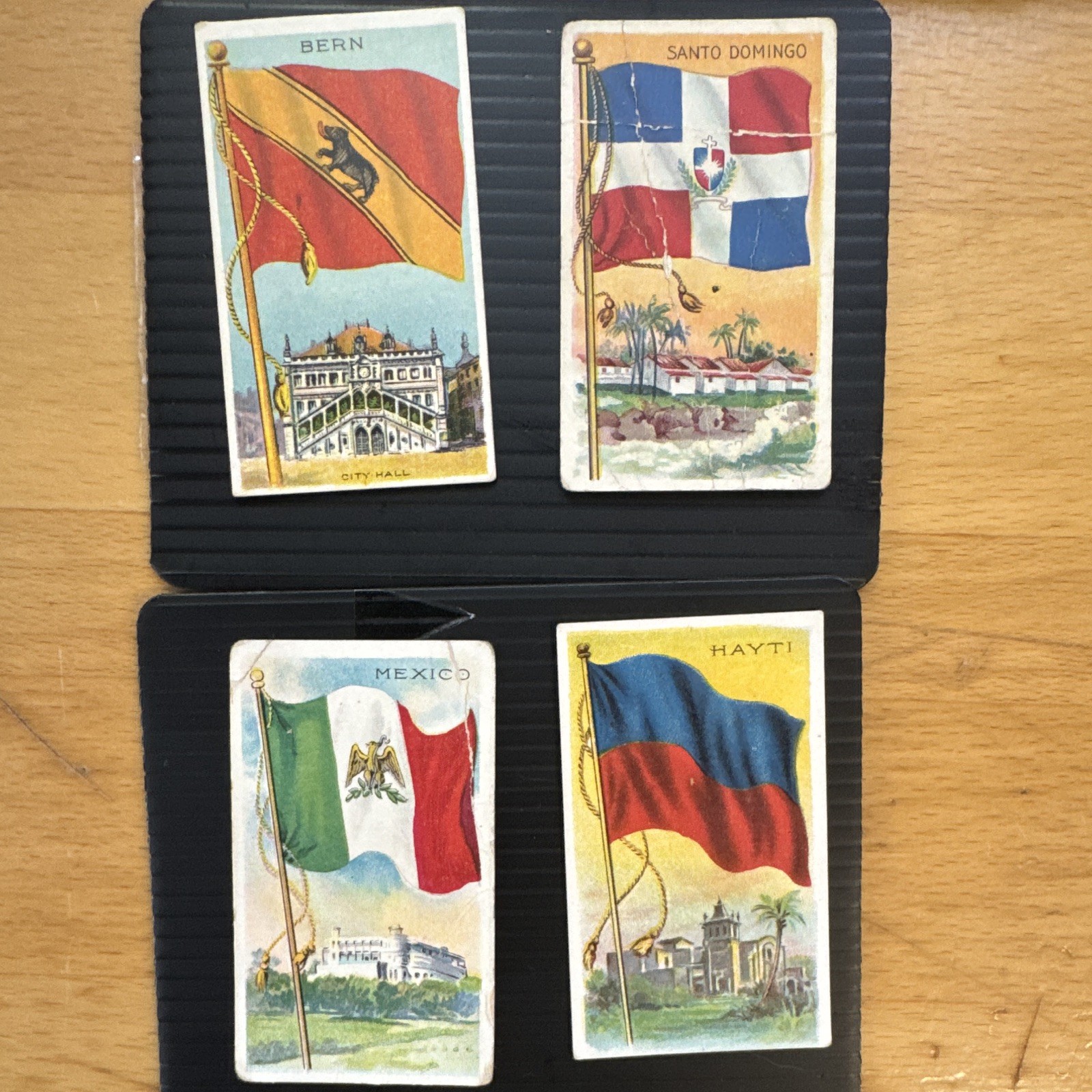 1910 T59 Flags 4 Card Lot
