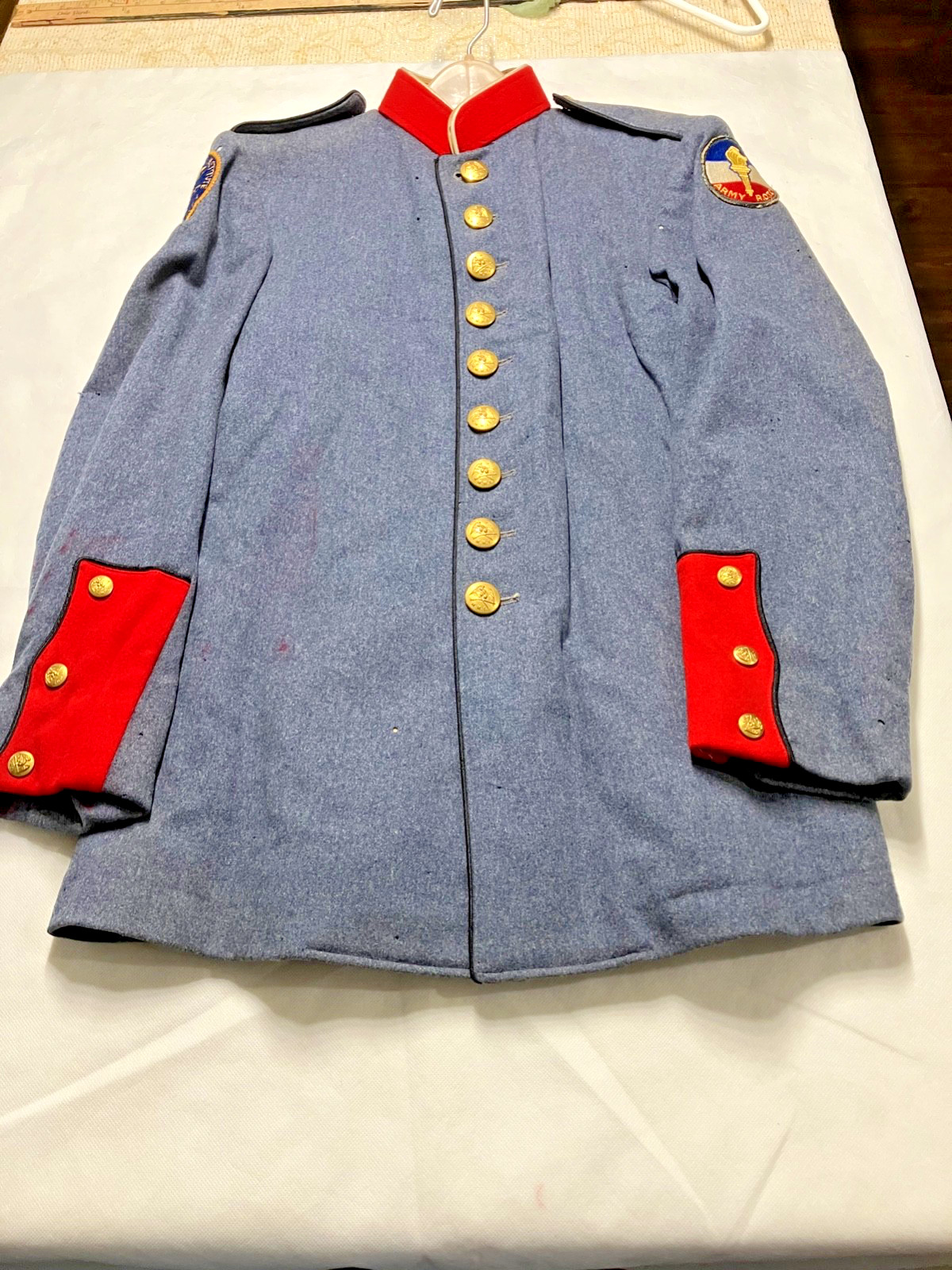 Old Antique ROTC Lined Service Jacket Millersburg Military Institute Kentucky