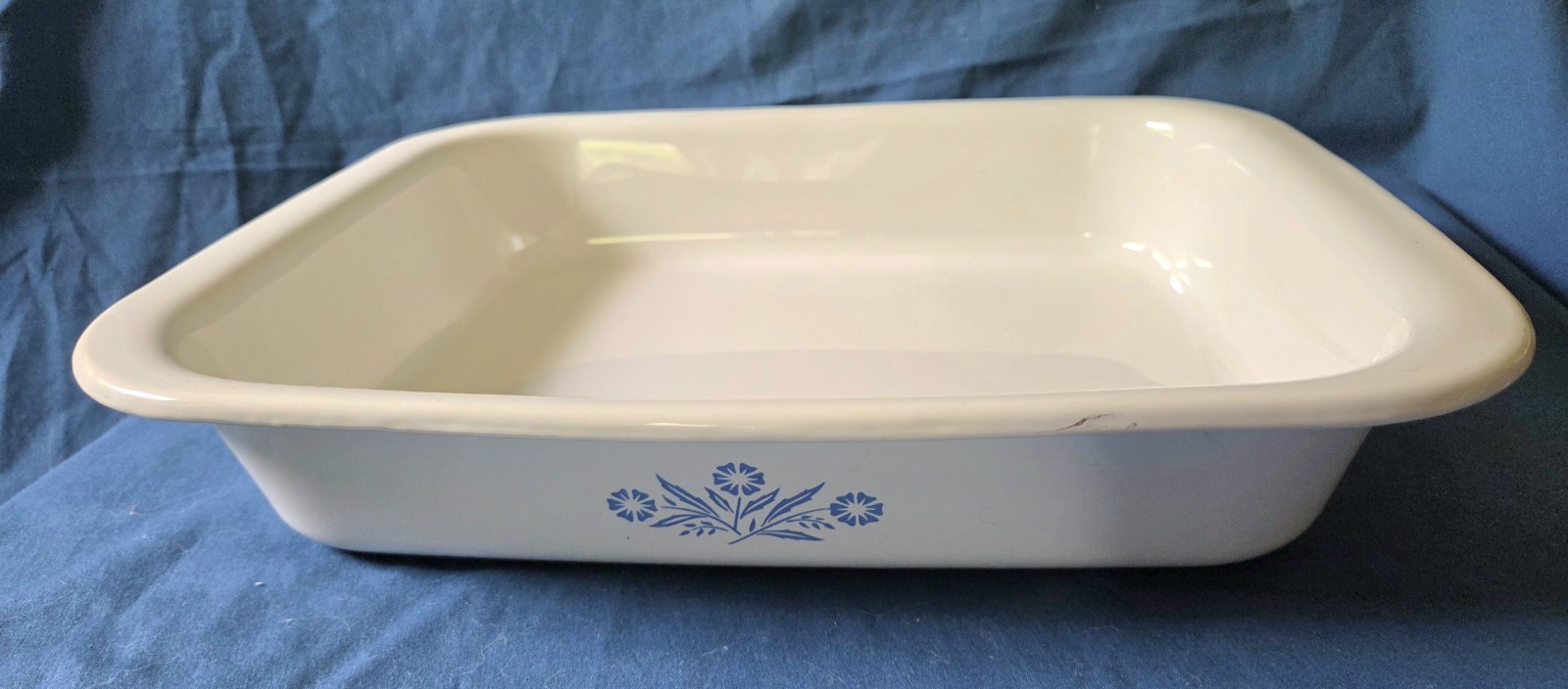 CORNING WARE BLUE CORNFLOWER A-21 ROASTER LASAGNA 1979-86 VINTAGE 12\