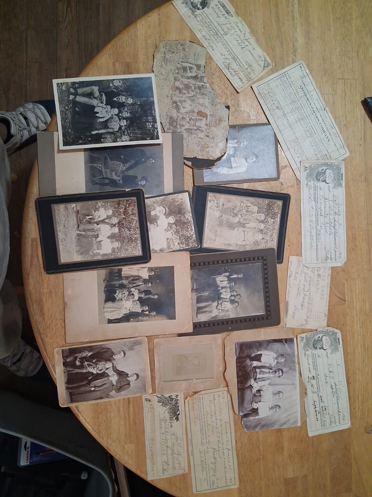 1900 pioneer Texas estate lot cabinet cards, photos & 1908-1912 Promissory notes 1900 pioneer Texas estate lot cabinet cards, photos & 1908-1912 Promissory notes