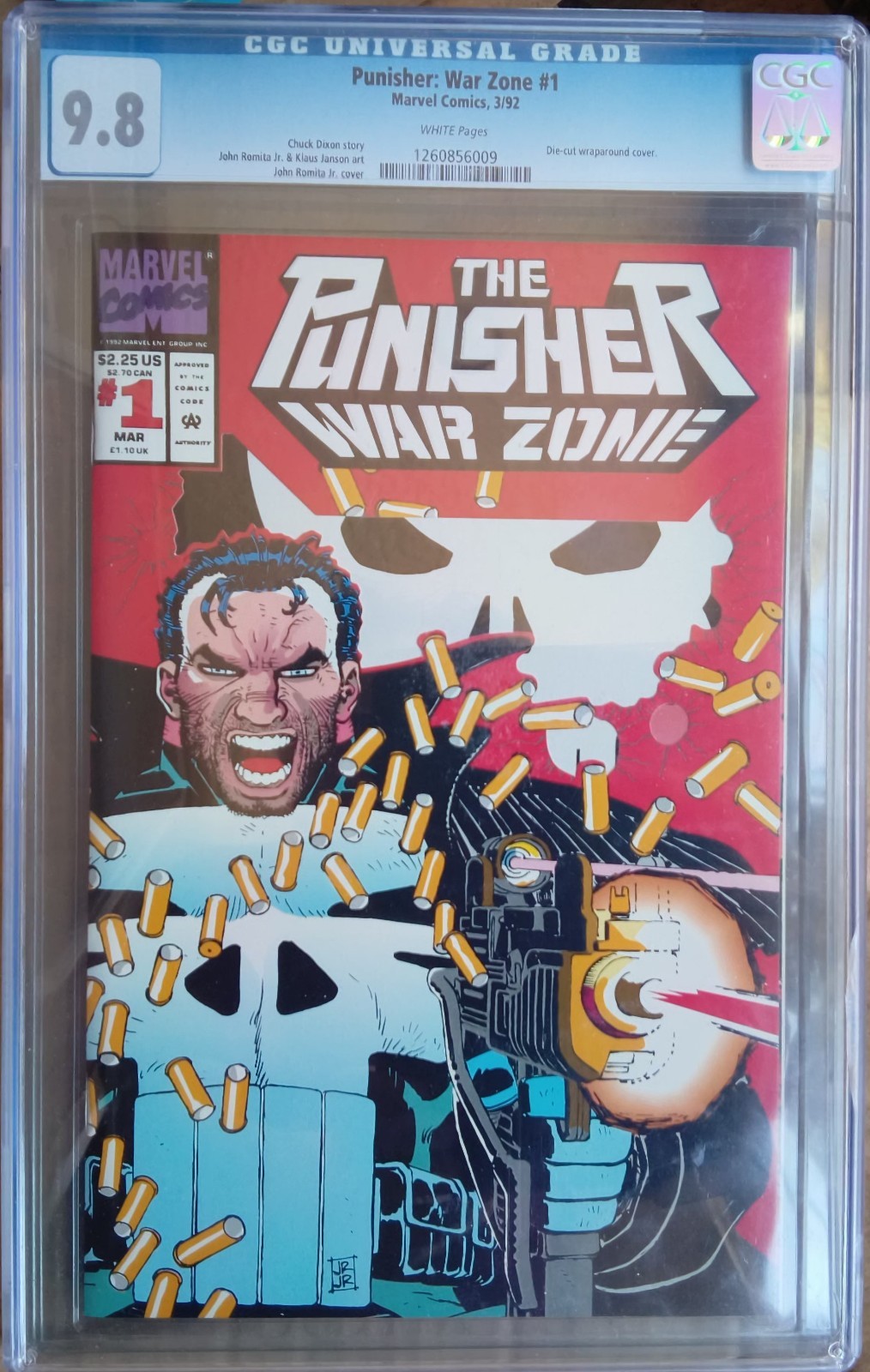 cgc 9.8 Punisher: War Zone #1