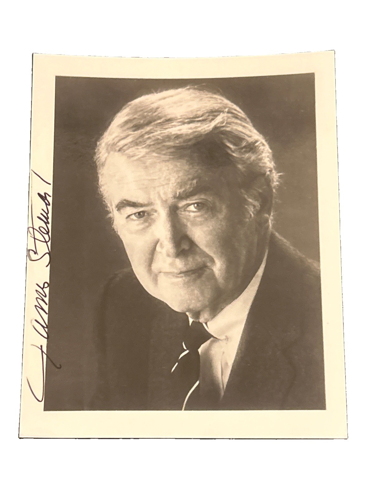 Jimmy James Stewart Actor Hand Signed 4\