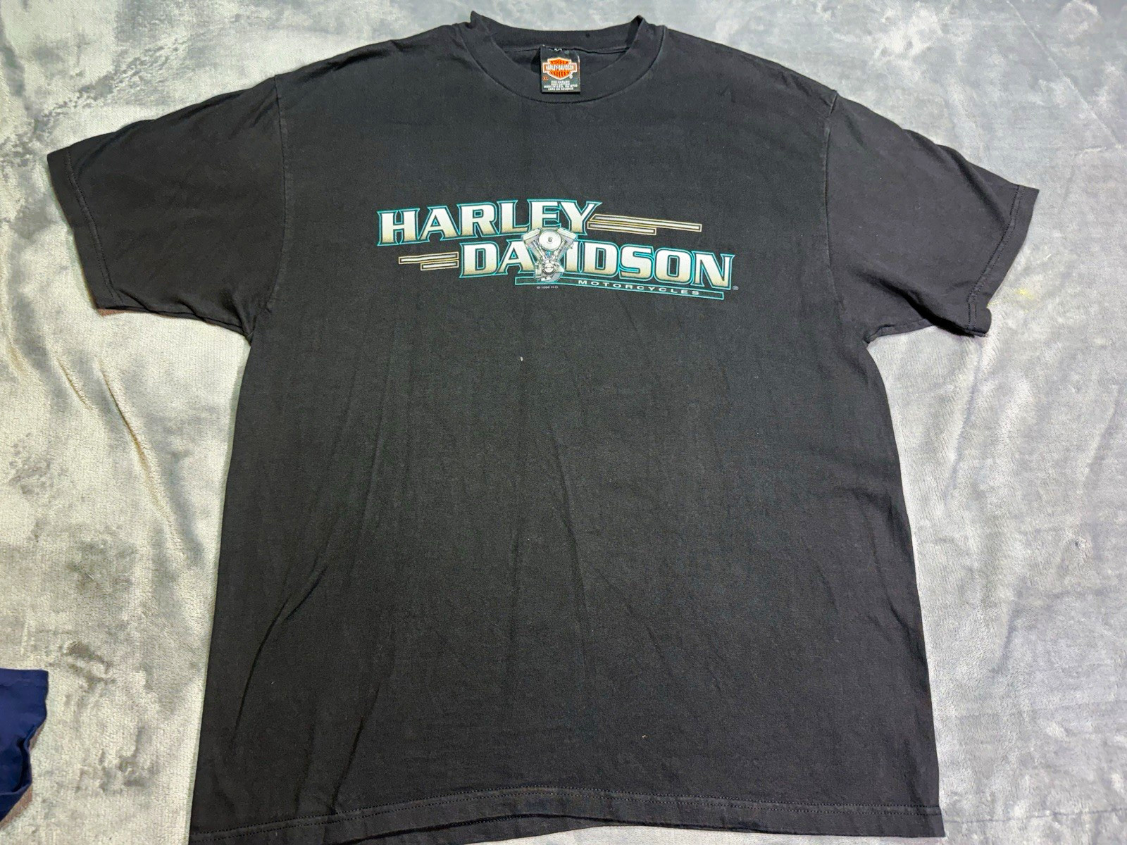 Harley-Davidson Chicago IL Est. 1916 Graphic T-Shirt Black Men’s XL-A24