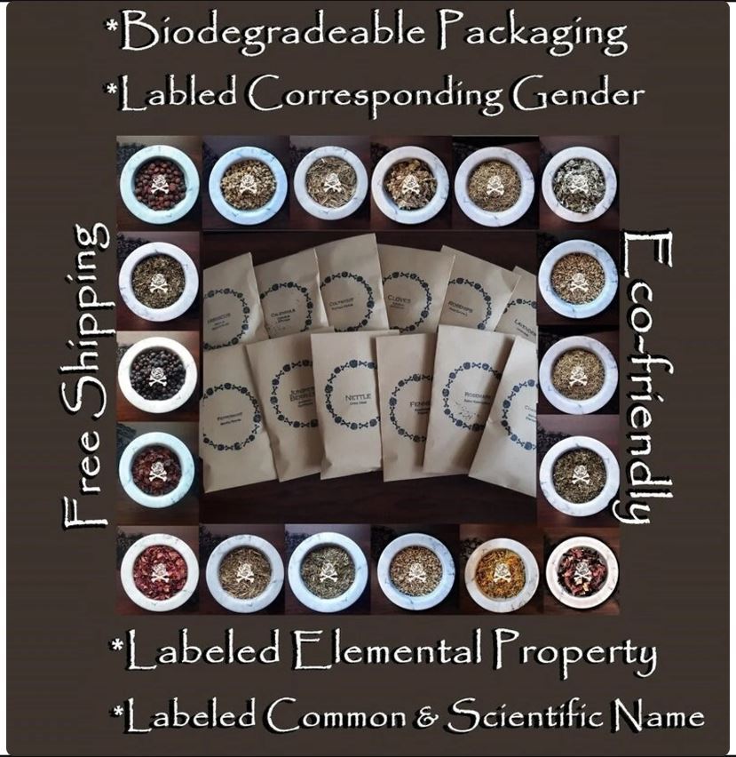 20 Herbs, Choose 20 Herbs, Witchcraft, Magic Herbs, Eco-friendly, Witch, Pagan