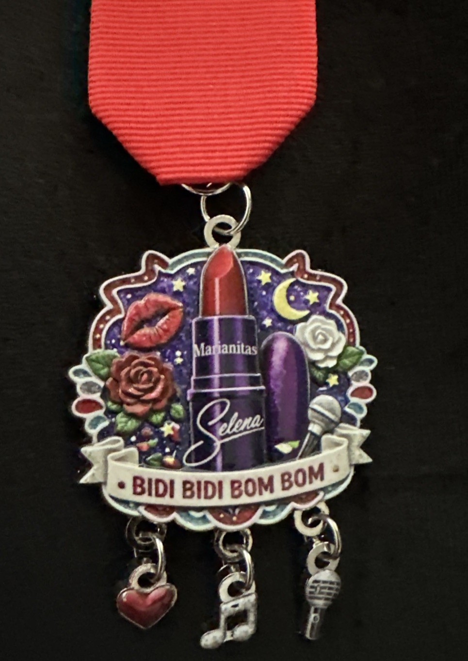Selena Quintanilla inspired  2026 Fiesta Medal BIDI BIDI BOM BOM