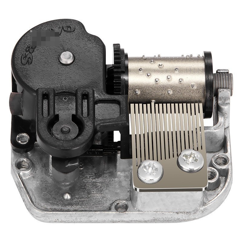 Music Box Mechanism Grey Wind Up Music Box Movement For Sankyo (60 Tunes Option)