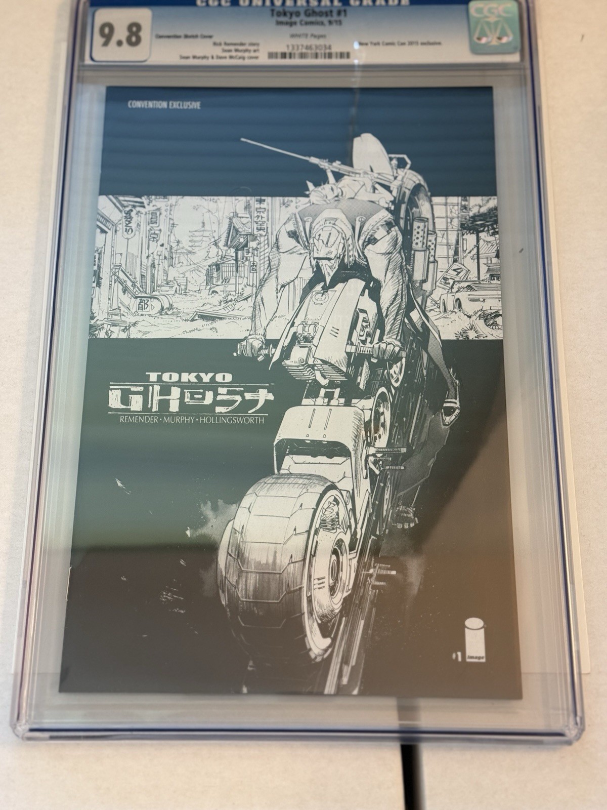 Tokyo Ghost 1 CGC 9.8 NYCC Convention Sketch Variant Sean Gordon Murphy HTF