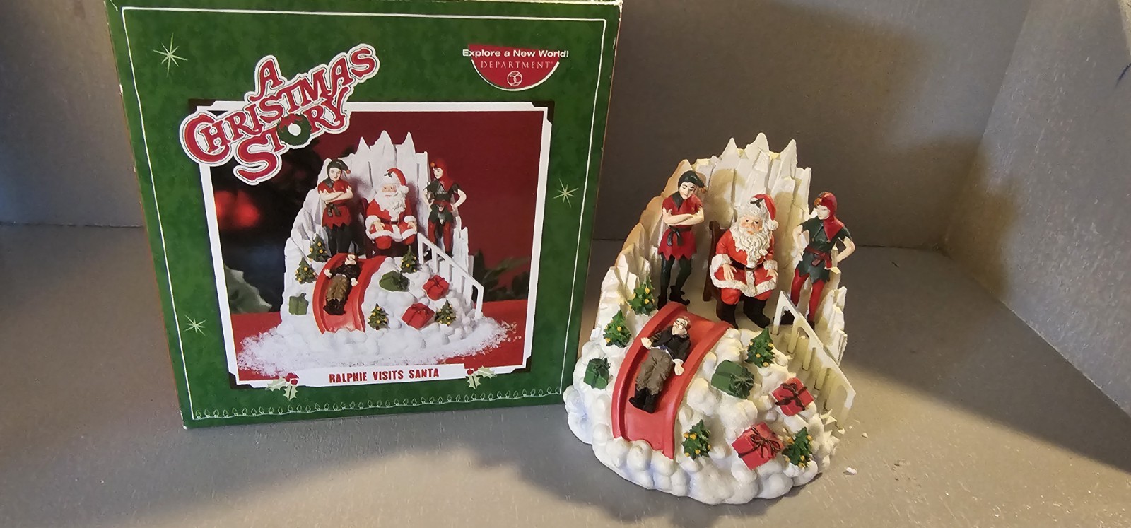 Department 56 Ralphie Visits Santa - 2008 - A Christmas Story - Rare