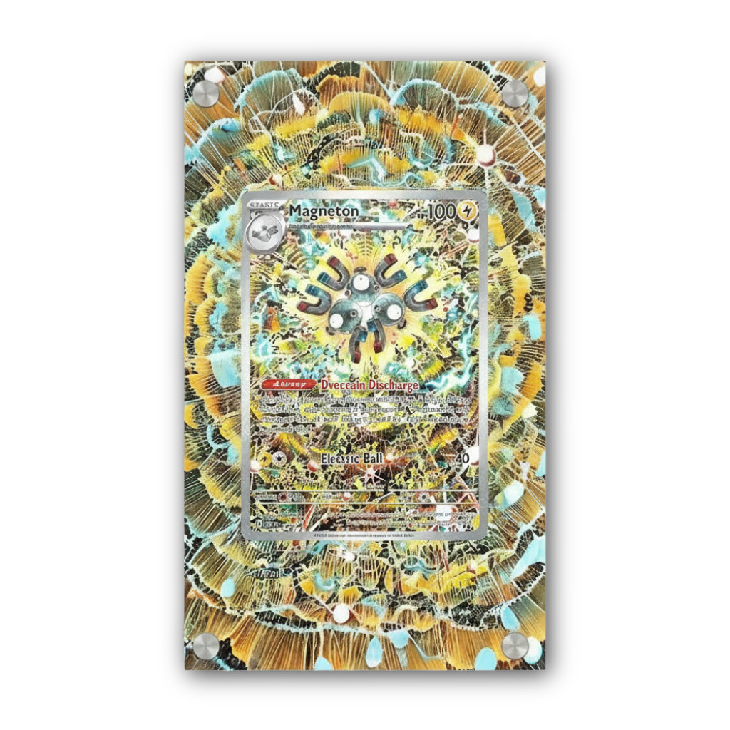 Magneton 159 - Exclusive Pokémon Extended Artwork Display Case