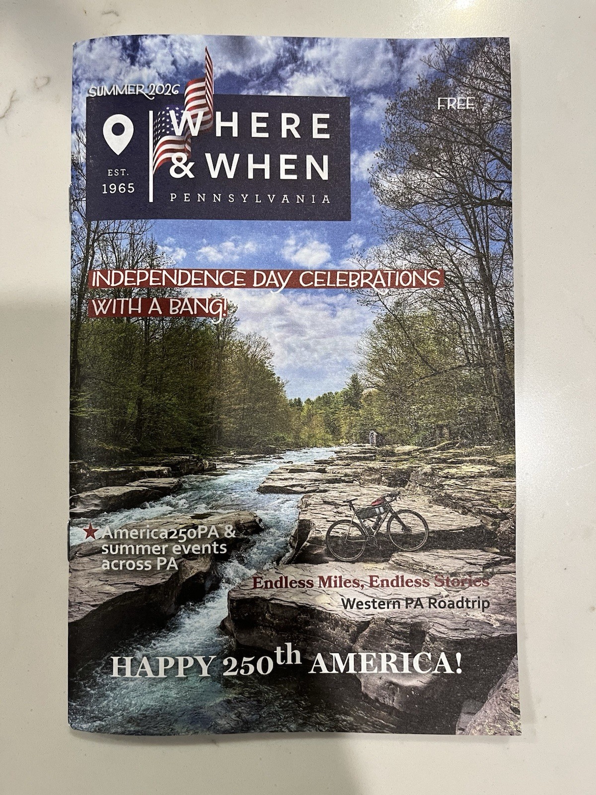 Where & When Philadelphia PA Brochure | America 250 Edition
