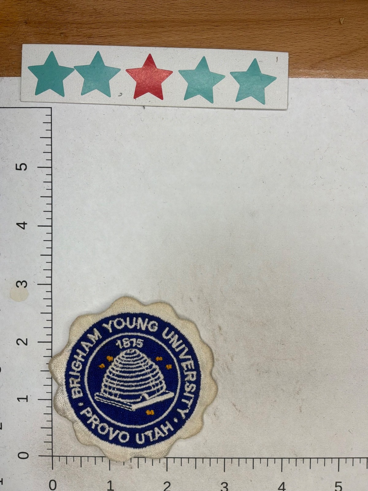 VINTAGE BRIGHAM YOUNG UNIVERSITY PROVO UTAH PATCH