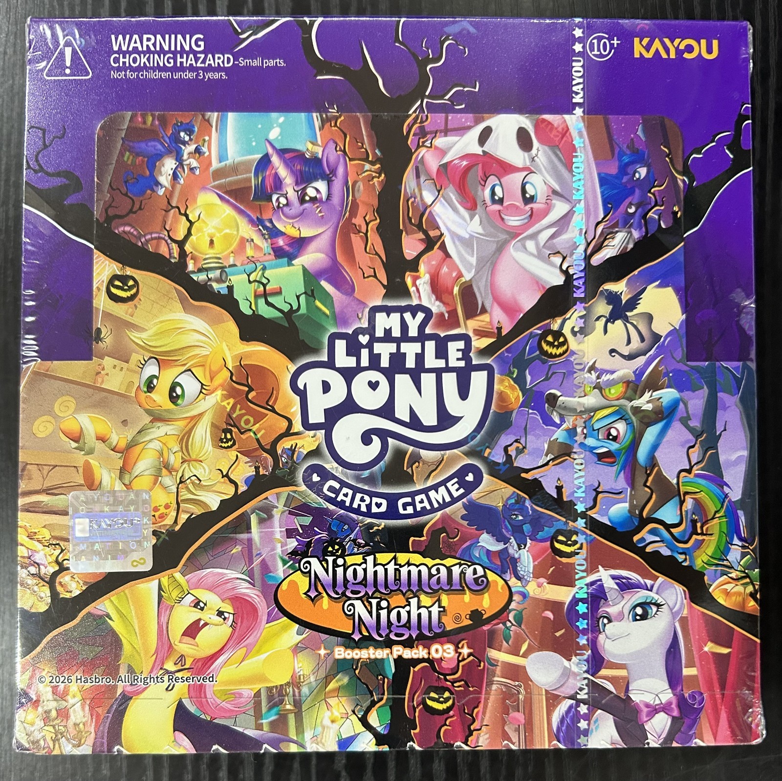 Kayou My Little Pony Nightmare Night TCG Booster Box Factory Sealed 🚚✅