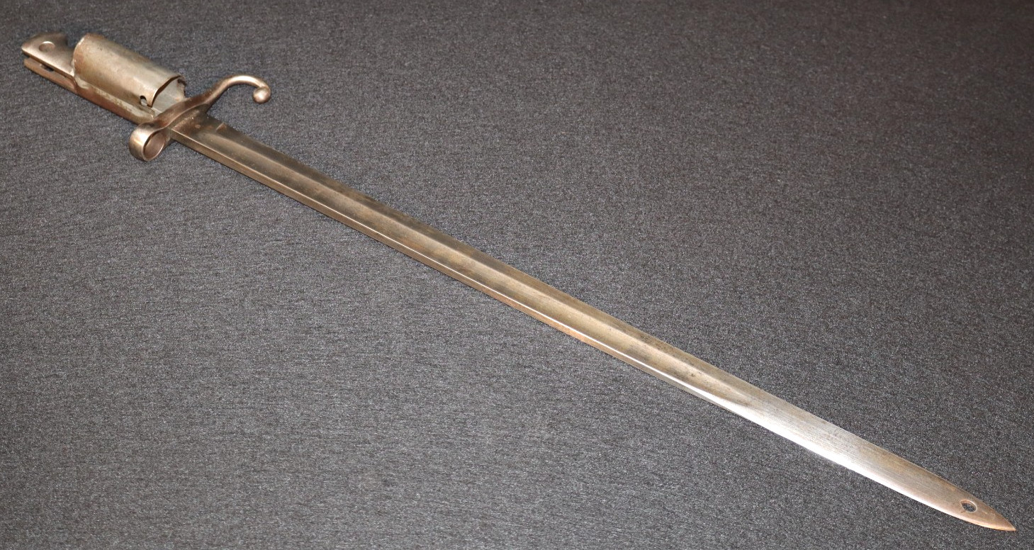 Italian Model 1871 Vetterli Vitali Sword Bayonet 'Torino' Flag Pole Conversion