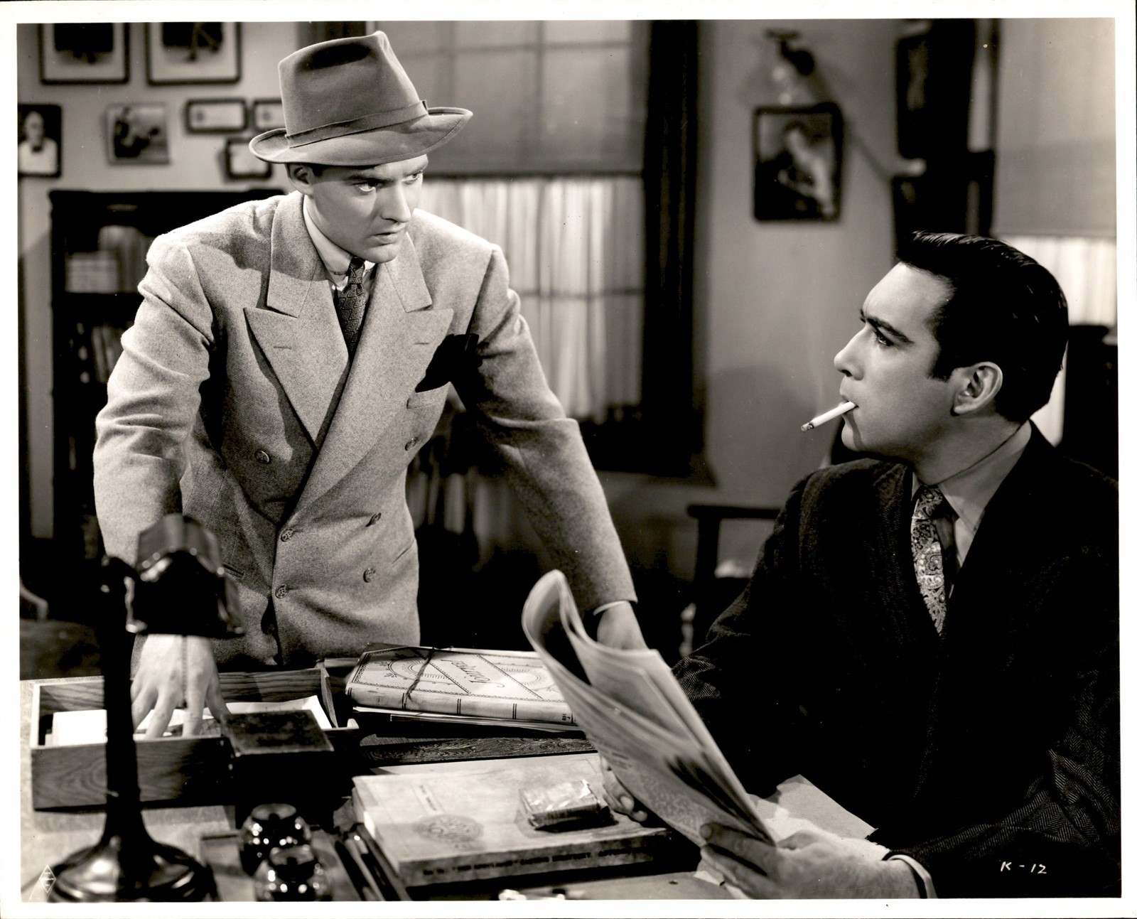 CGE53 Original M. Marigold Photo ANTHONY QUINN ARTHUR KENNEDY 1941 \