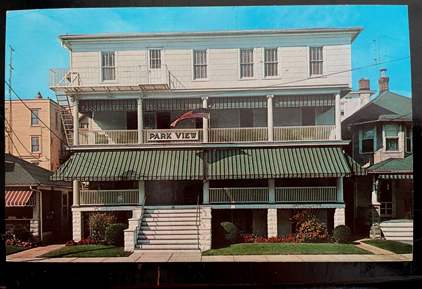 Vintage Postcard 1990\'s Park View Hotel, Ocean Grove, New Jersey Vintage Postcard 1990\'s Park View Hotel, Ocean Grove, New Jersey