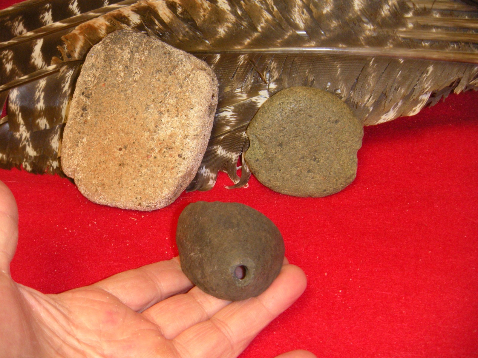 GRANITE MANO, NET WEIGHT, BROKEN PIPE – MODOC POINT KLAMATH LAKE OREGON - 1950\'S GRANITE MANO, NET WEIGHT, BROKEN PIPE – MODOC POINT KLAMATH LAKE OREGON - 1950\'S