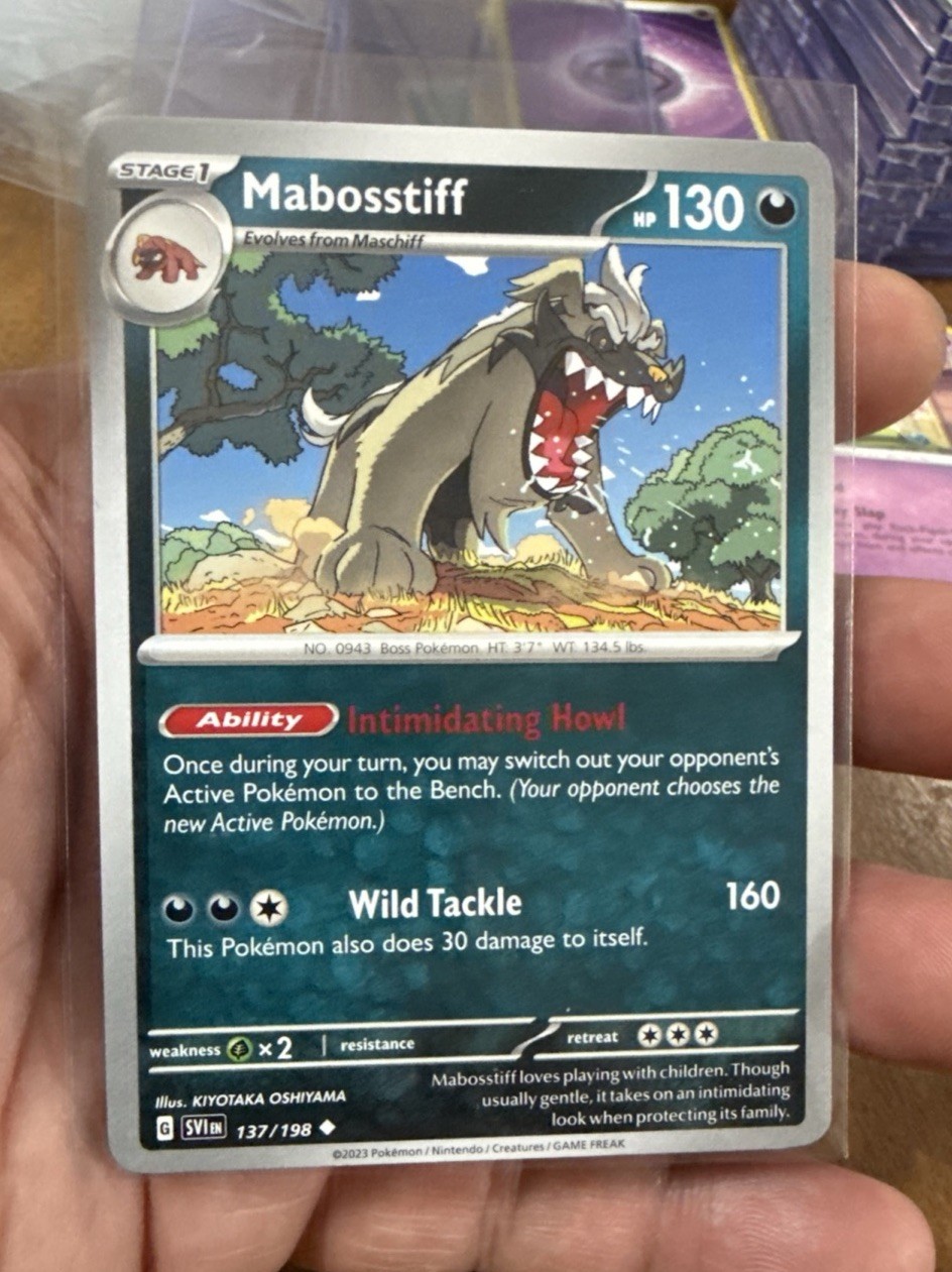 SV01: Scarlet & Violet Base Set #137/198 Mabosstiff
