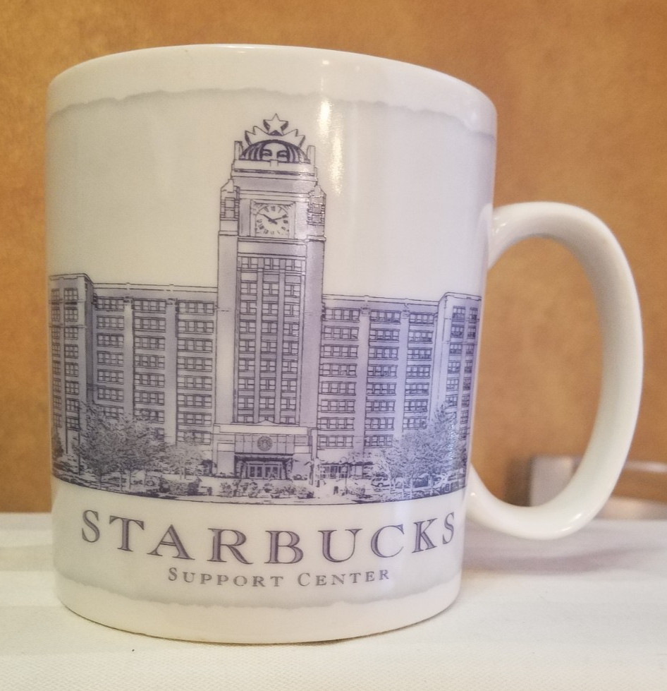 STARBUCKS 2006 Support Center Coffee 18 fl.oz Mug Architectural Series
