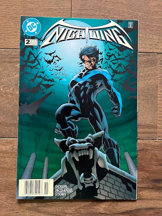 NIGHTWING # 2 VF NEWSSTAND COPY DC COMICS 1996 CHUCK DIXON SCOTT MCDANIEL