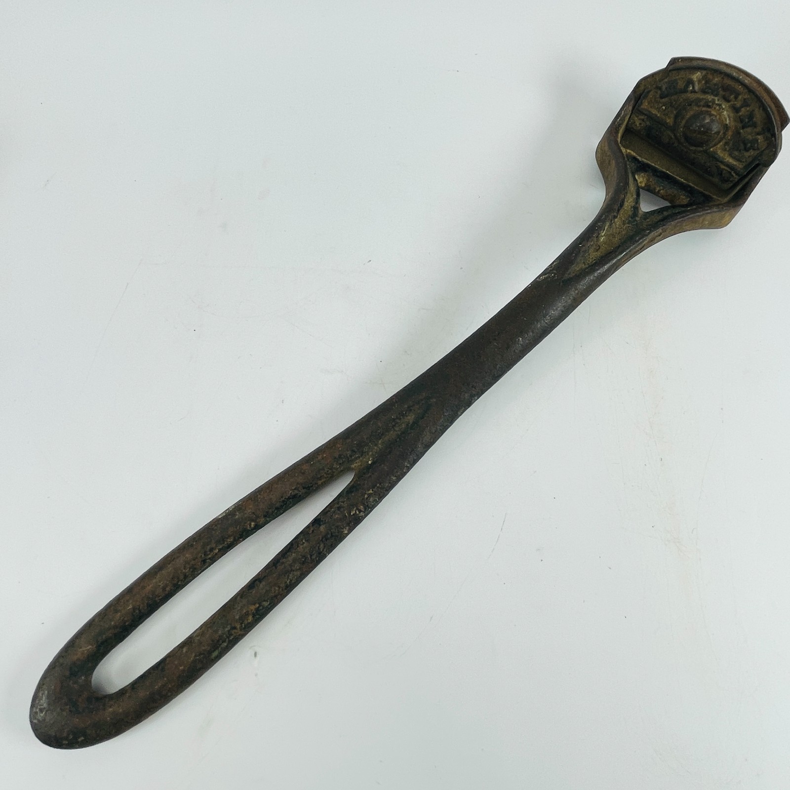 Vintage Martin’s Wood Barrel Scraper Crooked Handle USA Spoke Shave Antique Tool