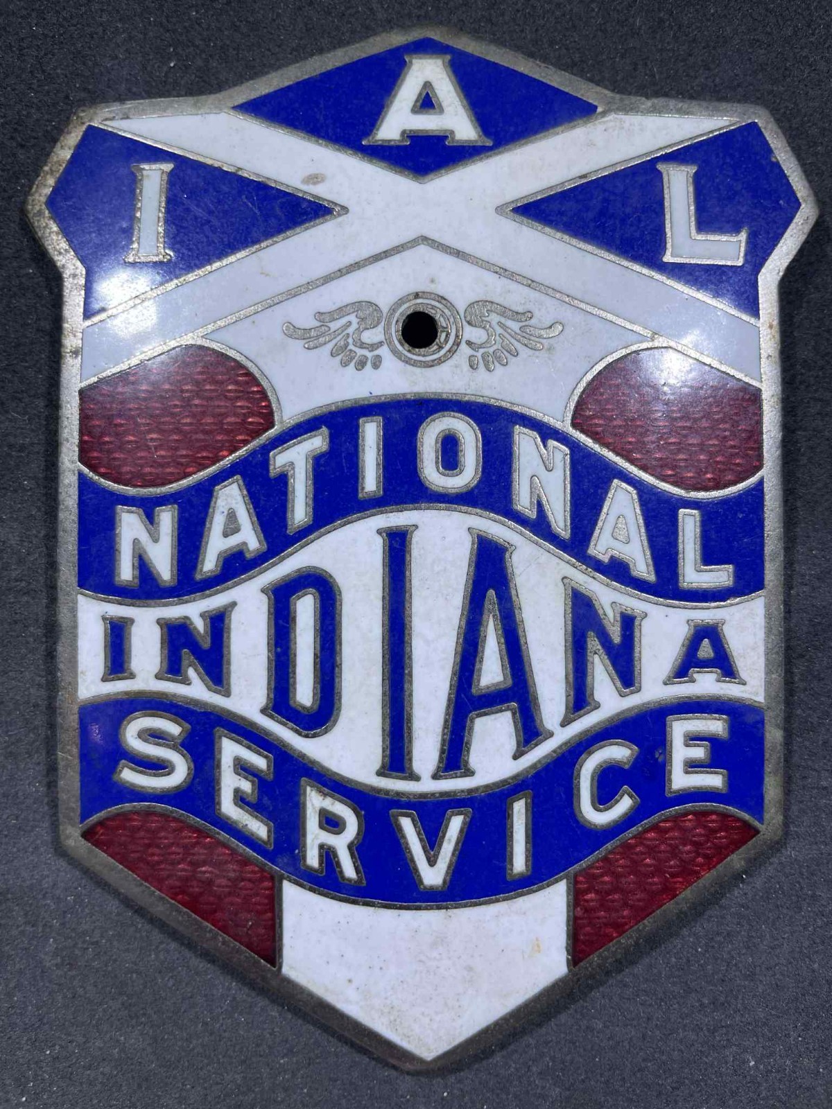 WW2 WWII Military IAL Indiana National Service Automobile Club Ornament Plaque