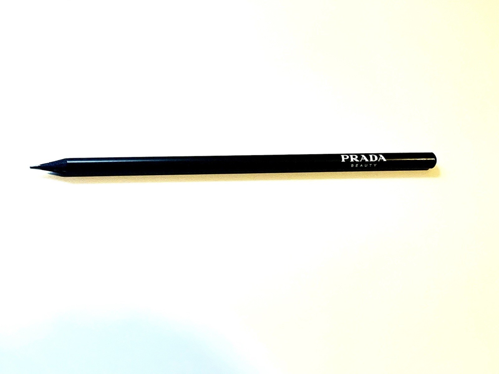 Prada Beauty Logo Wooden Pencil Black Luxury Designer Promotional Stationery Prada Beauty Logo Wooden Pencil Black Luxury Designer Promotional Stationery